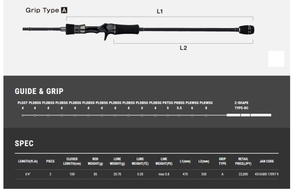 画像2: テイルウォーク METALZON SSD C64ML/SL (2)