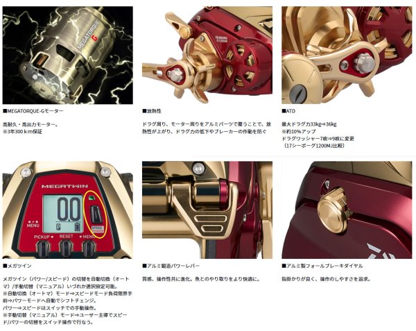 画像2: ダイワ　24シーボーグ G1200M (2)