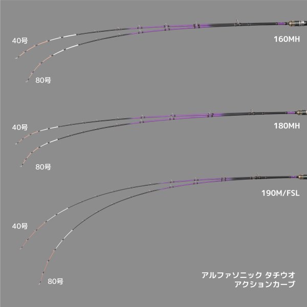 画像2: アルファタックル 24 アルファソニックタチウオ 190M/FSL (2)
