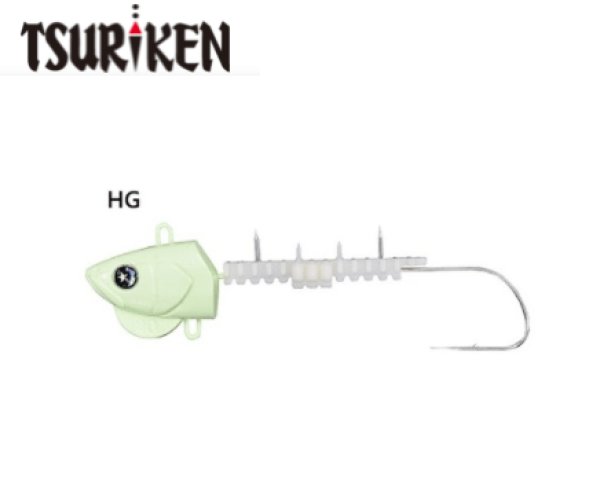 画像1: 《特価》釣研 太刀魚テンヤ船 HG（夜光）40号 タチウオテンヤ (1)