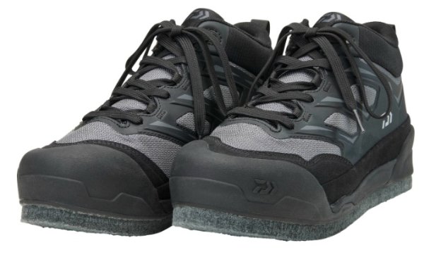 画像1: ダイワ DS-2504 (フェルトスパイク) フィッシングシューズ 27.5 ブラック (1)