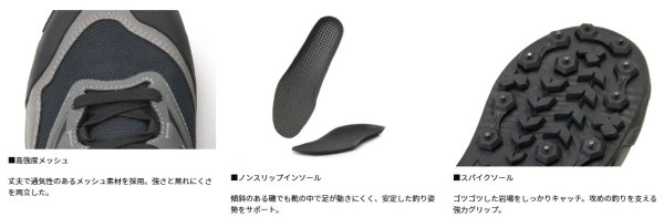 画像3: ダイワ DS-2104 (スパイクソール) フィッシングシューズ グレー 28.0 (3)