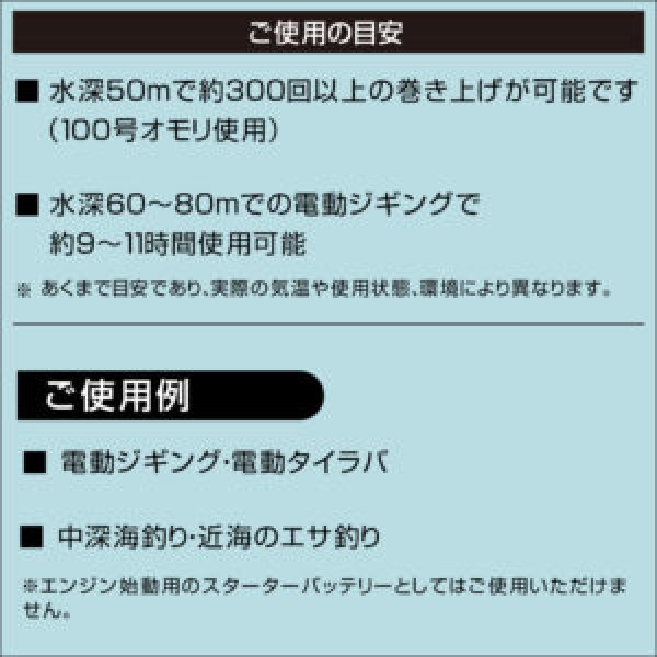 画像4: BMOジャパン リチウムイオンバッテリー 13.2Ah II〔充電器付〕 (4)