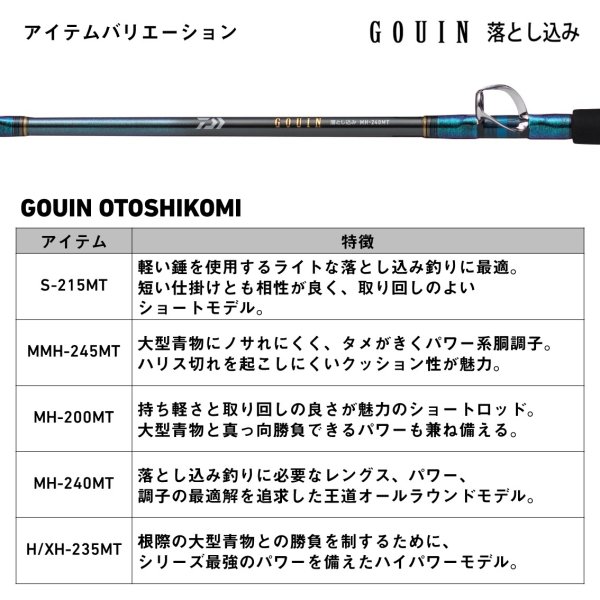 画像3: ダイワ  ゴウイン落とし込み S-215MT (3)