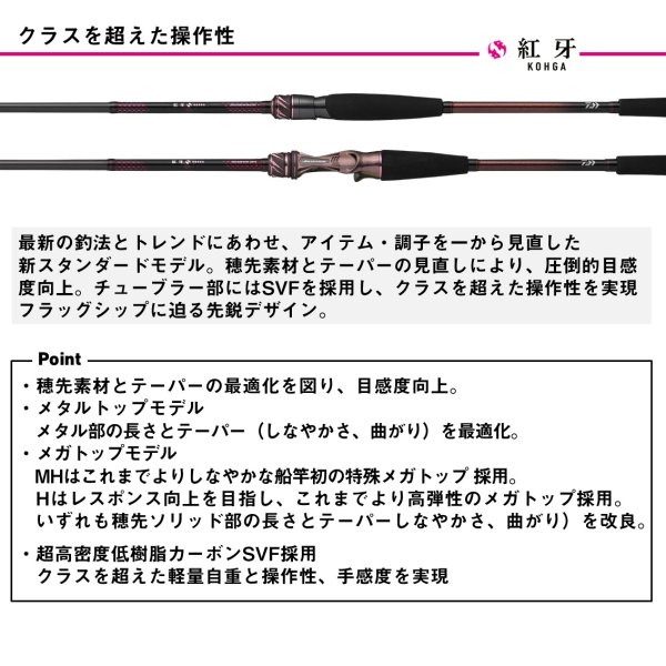 画像2: ダイワ 紅牙テンヤゲームMX MH-225B・J (2)