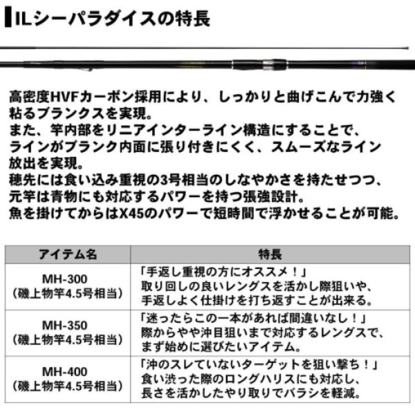 画像3: ダイワ インターライン シーパラダイス MH-350・R (3)