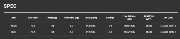 画像3: テイルウォーク バサル/BASAL VT73R (3)