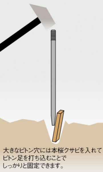 画像2: 釣武者 本桜クサビ　レギュラー (2)