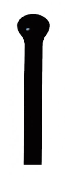 画像1: 釣武者　シリコン天秤ストッパー 黒 (1)