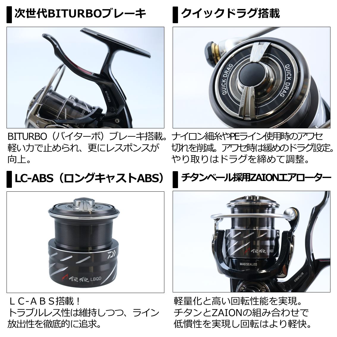 ダイワ 15 銀狼 LBD 15 銀狼 LBDのスペック | 釣りクラウド