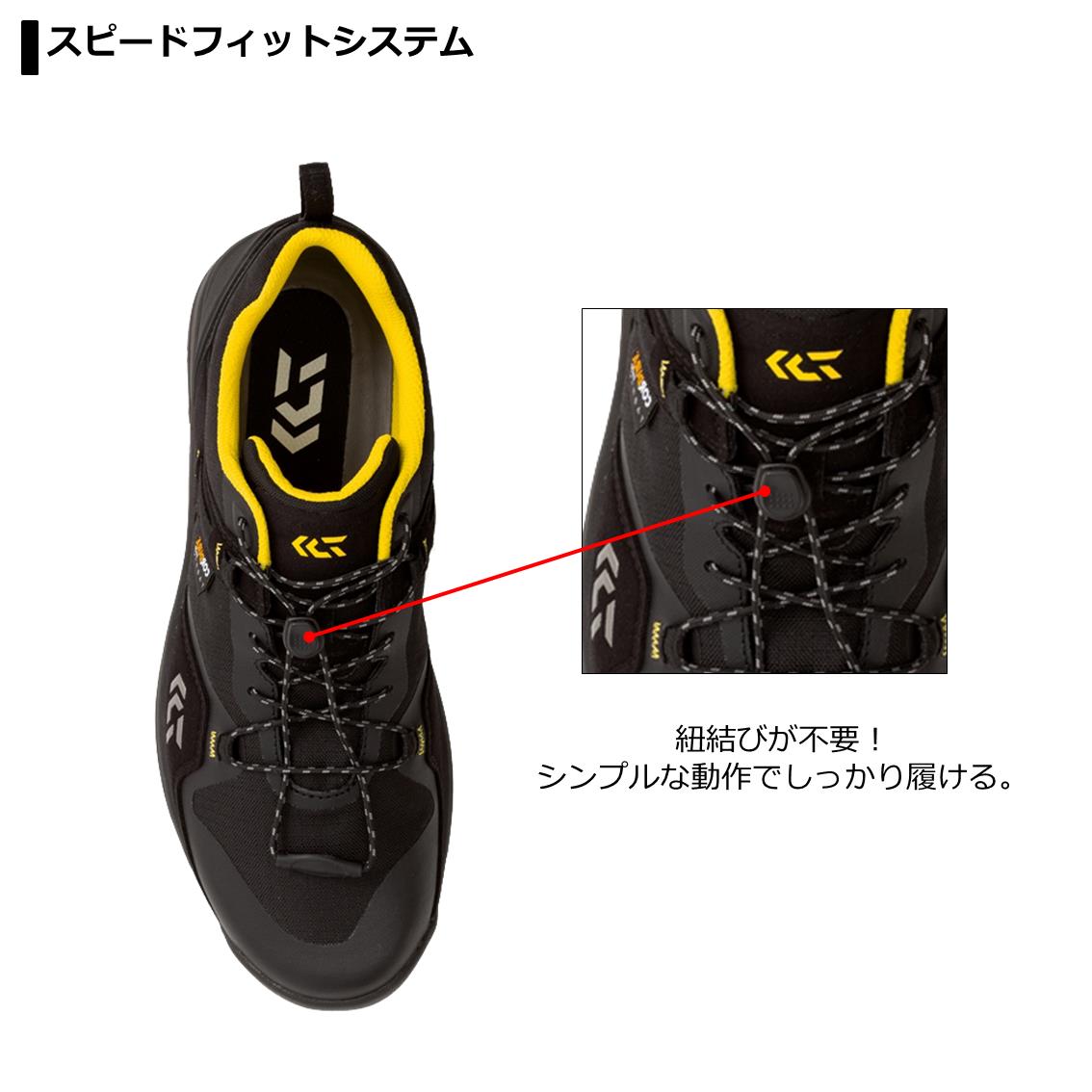 ダイワ フィッシングシューズ Ds 2102qs スパイク ブラック 27 0 上島釣具店